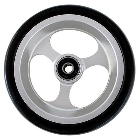 NEW SOLUTIONS New Solutions CW506 5 x 1.5 in. Aluminum Caster with 0.32 in. Bearings & Black Tire Wheelchair CW506